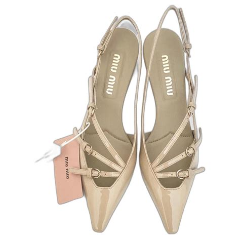 miu miu heels polyvore|Women's Miu Miu Low & Kitten Heels .